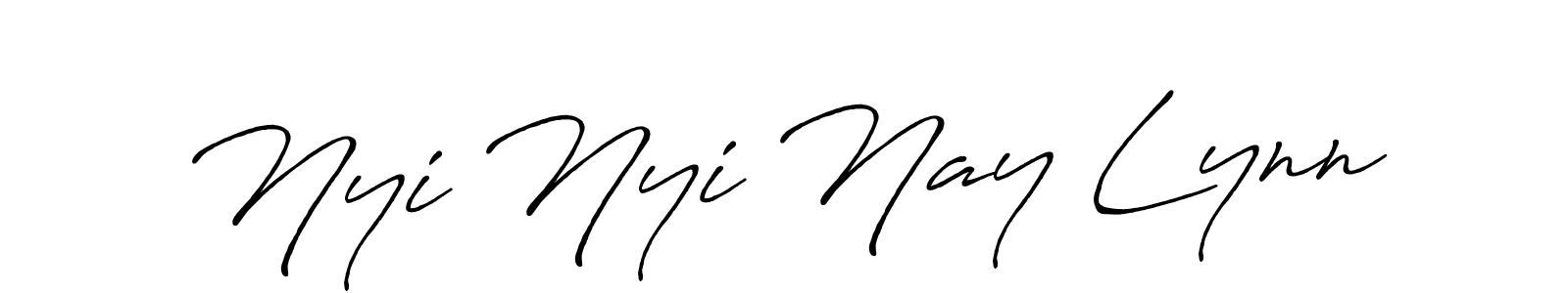 How to Draw Nyi Nyi Nay Lynn signature style? Antro_Vectra_Bolder is a latest design signature styles for name Nyi Nyi Nay Lynn. Nyi Nyi Nay Lynn signature style 7 images and pictures png