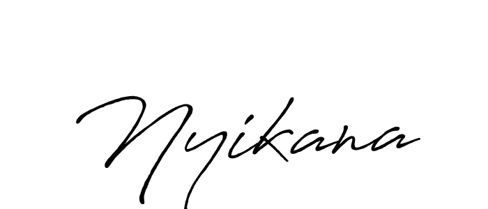 Once you've used our free online signature maker to create your best signature Antro_Vectra_Bolder style, it's time to enjoy all of the benefits that Nyikana name signing documents. Nyikana signature style 7 images and pictures png