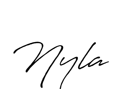 How to Draw Nyla signature style? Antro_Vectra_Bolder is a latest design signature styles for name Nyla. Nyla signature style 7 images and pictures png