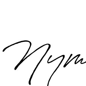 This is the best signature style for the Nym name. Also you like these signature font (Antro_Vectra_Bolder). Mix name signature. Nym signature style 7 images and pictures png