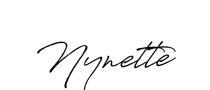 Best and Professional Signature Style for Nynette. Antro_Vectra_Bolder Best Signature Style Collection. Nynette signature style 7 images and pictures png