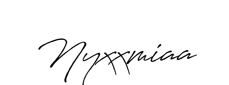 This is the best signature style for the Nyxxmiaa name. Also you like these signature font (Antro_Vectra_Bolder). Mix name signature. Nyxxmiaa signature style 7 images and pictures png