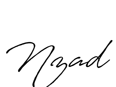 It looks lik you need a new signature style for name Nzad. Design unique handwritten (Antro_Vectra_Bolder) signature with our free signature maker in just a few clicks. Nzad signature style 7 images and pictures png