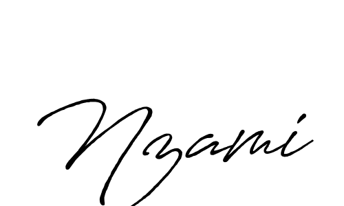 Nzami stylish signature style. Best Handwritten Sign (Antro_Vectra_Bolder) for my name. Handwritten Signature Collection Ideas for my name Nzami. Nzami signature style 7 images and pictures png