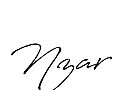 Make a beautiful signature design for name Nzar. Use this online signature maker to create a handwritten signature for free. Nzar signature style 7 images and pictures png