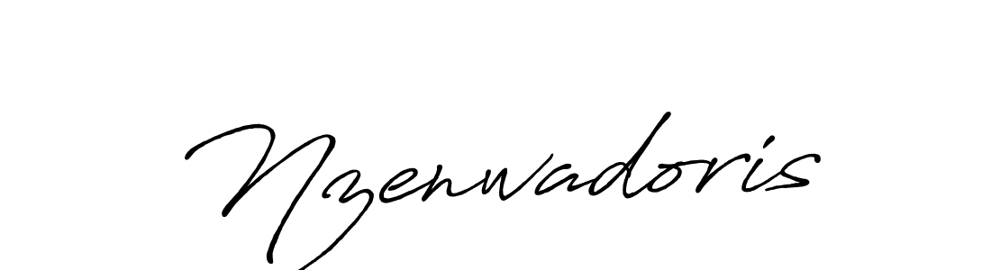 How to make Nzenwadoris signature? Antro_Vectra_Bolder is a professional autograph style. Create handwritten signature for Nzenwadoris name. Nzenwadoris signature style 7 images and pictures png