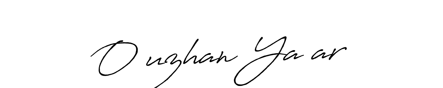 You should practise on your own different ways (Antro_Vectra_Bolder) to write your name (OĞuzhan YaŞar) in signature. don't let someone else do it for you. OĞuzhan YaŞar signature style 7 images and pictures png