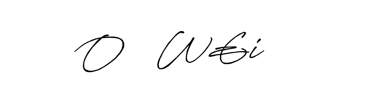 It looks lik you need a new signature style for name O   W€i   . Design unique handwritten (Antro_Vectra_Bolder) signature with our free signature maker in just a few clicks. O   W€i    signature style 7 images and pictures png