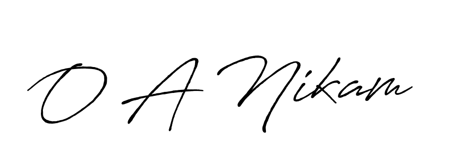 You can use this online signature creator to create a handwritten signature for the name O A Nikam. This is the best online autograph maker. O A Nikam signature style 7 images and pictures png