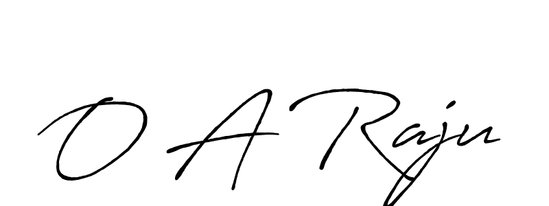 Best and Professional Signature Style for O A Raju. Antro_Vectra_Bolder Best Signature Style Collection. O A Raju signature style 7 images and pictures png