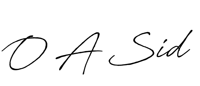 Similarly Antro_Vectra_Bolder is the best handwritten signature design. Signature creator online .You can use it as an online autograph creator for name O A Sid. O A Sid signature style 7 images and pictures png