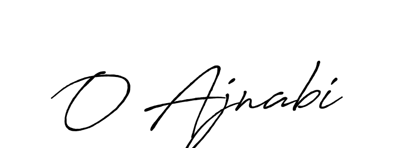 Make a beautiful signature design for name O Ajnabi. Use this online signature maker to create a handwritten signature for free. O Ajnabi signature style 7 images and pictures png