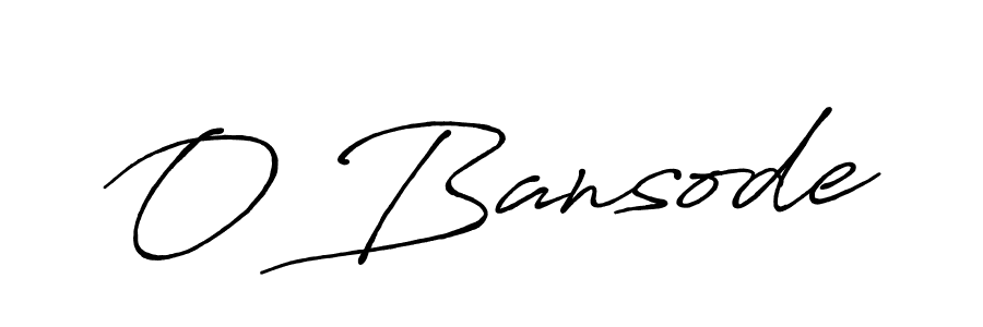 You should practise on your own different ways (Antro_Vectra_Bolder) to write your name (O Bansode) in signature. don't let someone else do it for you. O Bansode signature style 7 images and pictures png