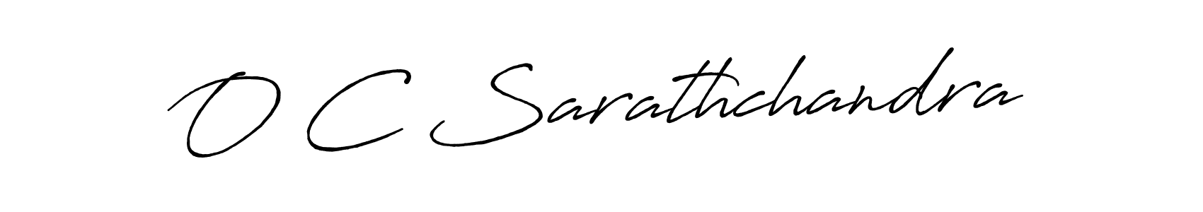 Use a signature maker to create a handwritten signature online. With this signature software, you can design (Antro_Vectra_Bolder) your own signature for name O C Sarathchandra. O C Sarathchandra signature style 7 images and pictures png