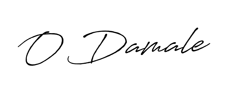 The best way (Antro_Vectra_Bolder) to make a short signature is to pick only two or three words in your name. The name O Damale include a total of six letters. For converting this name. O Damale signature style 7 images and pictures png