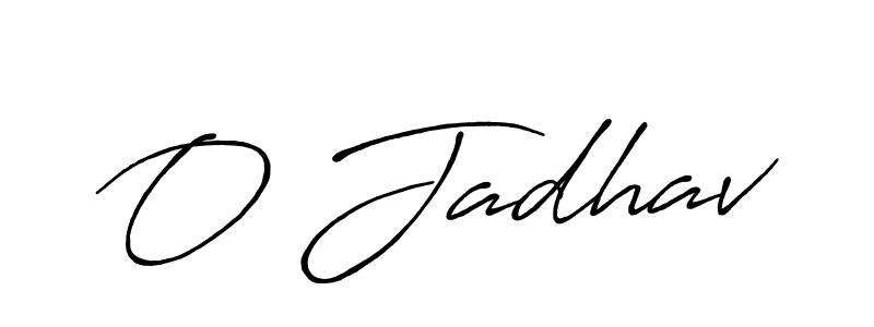 The best way (Antro_Vectra_Bolder) to make a short signature is to pick only two or three words in your name. The name O Jadhav include a total of six letters. For converting this name. O Jadhav signature style 7 images and pictures png