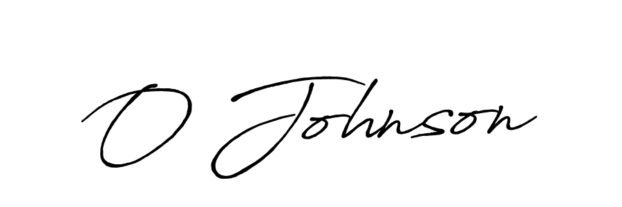 Create a beautiful signature design for name O Johnson. With this signature (Antro_Vectra_Bolder) fonts, you can make a handwritten signature for free. O Johnson signature style 7 images and pictures png