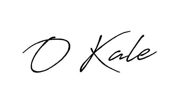 How to make O Kale name signature. Use Antro_Vectra_Bolder style for creating short signs online. This is the latest handwritten sign. O Kale signature style 7 images and pictures png