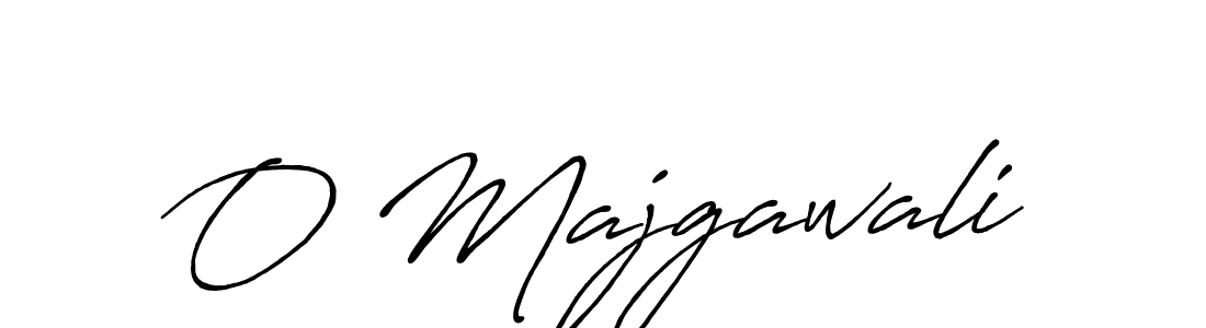 Design your own signature with our free online signature maker. With this signature software, you can create a handwritten (Antro_Vectra_Bolder) signature for name O Majgawali. O Majgawali signature style 7 images and pictures png