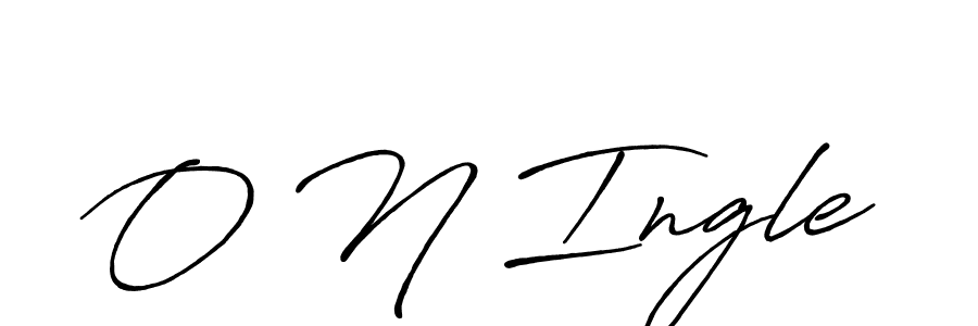 How to make O N Ingle signature? Antro_Vectra_Bolder is a professional autograph style. Create handwritten signature for O N Ingle name. O N Ingle signature style 7 images and pictures png
