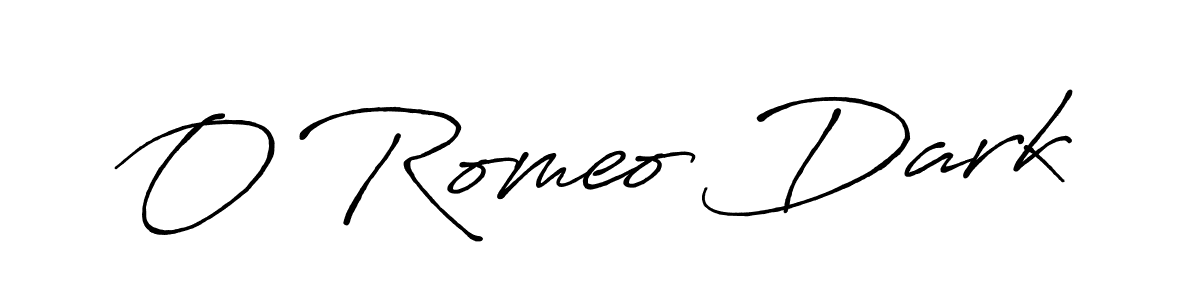 Check out images of Autograph of O Romeo Dark name. Actor O Romeo Dark Signature Style. Antro_Vectra_Bolder is a professional sign style online. O Romeo Dark signature style 7 images and pictures png