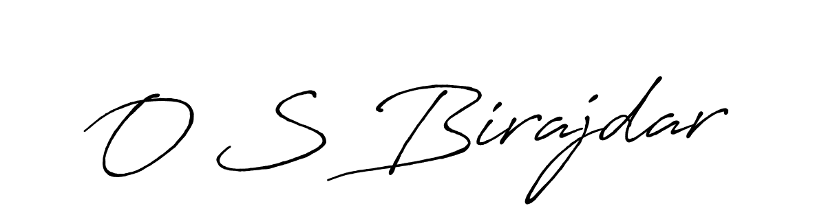 How to make O S Birajdar signature? Antro_Vectra_Bolder is a professional autograph style. Create handwritten signature for O S Birajdar name. O S Birajdar signature style 7 images and pictures png