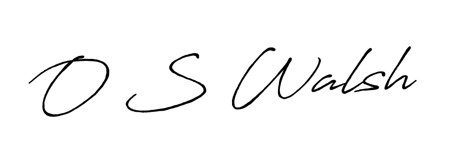 Antro_Vectra_Bolder is a professional signature style that is perfect for those who want to add a touch of class to their signature. It is also a great choice for those who want to make their signature more unique. Get O S Walsh name to fancy signature for free. O S Walsh signature style 7 images and pictures png