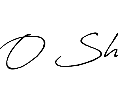 Design your own signature with our free online signature maker. With this signature software, you can create a handwritten (Antro_Vectra_Bolder) signature for name O Sh. O Sh signature style 7 images and pictures png