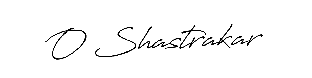 How to make O Shastrakar signature? Antro_Vectra_Bolder is a professional autograph style. Create handwritten signature for O Shastrakar name. O Shastrakar signature style 7 images and pictures png