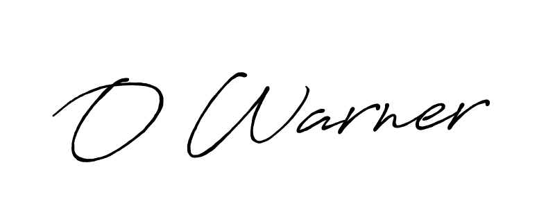 The best way (Antro_Vectra_Bolder) to make a short signature is to pick only two or three words in your name. The name O Warner include a total of six letters. For converting this name. O Warner signature style 7 images and pictures png