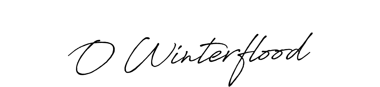 if you are searching for the best signature style for your name O Winterflood. so please give up your signature search. here we have designed multiple signature styles  using Antro_Vectra_Bolder. O Winterflood signature style 7 images and pictures png