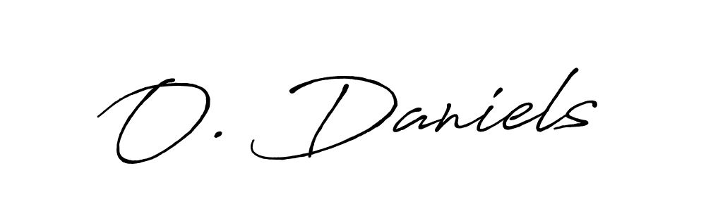 if you are searching for the best signature style for your name O. Daniels. so please give up your signature search. here we have designed multiple signature styles  using Antro_Vectra_Bolder. O. Daniels signature style 7 images and pictures png