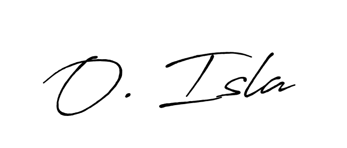 Design your own signature with our free online signature maker. With this signature software, you can create a handwritten (Antro_Vectra_Bolder) signature for name O. Isla. O. Isla signature style 7 images and pictures png