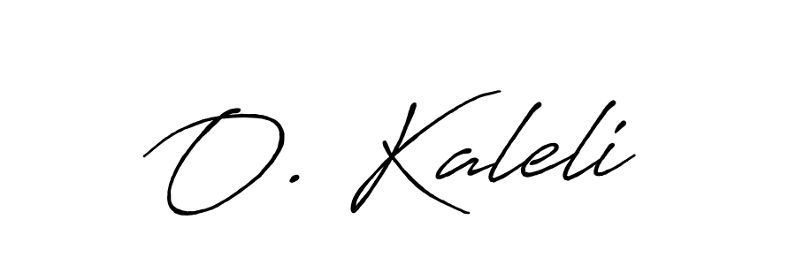 You should practise on your own different ways (Antro_Vectra_Bolder) to write your name (O. Kaleli) in signature. don't let someone else do it for you. O. Kaleli signature style 7 images and pictures png