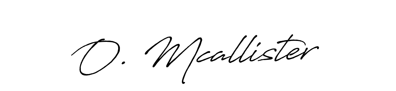 O. Mcallister stylish signature style. Best Handwritten Sign (Antro_Vectra_Bolder) for my name. Handwritten Signature Collection Ideas for my name O. Mcallister. O. Mcallister signature style 7 images and pictures png
