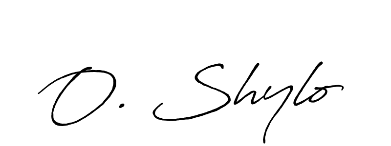 Also we have O. Shylo name is the best signature style. Create professional handwritten signature collection using Antro_Vectra_Bolder autograph style. O. Shylo signature style 7 images and pictures png