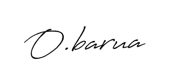 if you are searching for the best signature style for your name O.barua. so please give up your signature search. here we have designed multiple signature styles  using Antro_Vectra_Bolder. O.barua signature style 7 images and pictures png