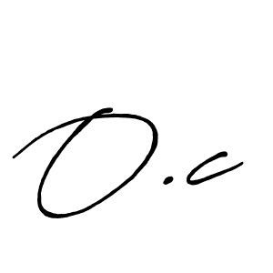 Also You can easily find your signature by using the search form. We will create O.c name handwritten signature images for you free of cost using Antro_Vectra_Bolder sign style. O.c signature style 7 images and pictures png