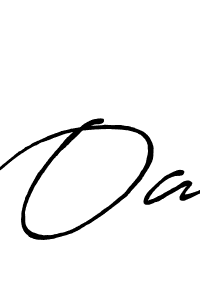 How to make Oa name signature. Use Antro_Vectra_Bolder style for creating short signs online. This is the latest handwritten sign. Oa signature style 7 images and pictures png