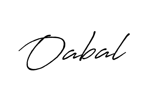 Also You can easily find your signature by using the search form. We will create Oabal name handwritten signature images for you free of cost using Antro_Vectra_Bolder sign style. Oabal signature style 7 images and pictures png