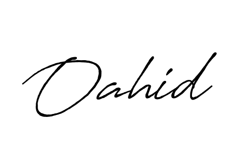 Also You can easily find your signature by using the search form. We will create Oahid name handwritten signature images for you free of cost using Antro_Vectra_Bolder sign style. Oahid signature style 7 images and pictures png