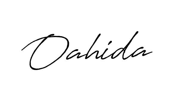 Also You can easily find your signature by using the search form. We will create Oahida name handwritten signature images for you free of cost using Antro_Vectra_Bolder sign style. Oahida signature style 7 images and pictures png