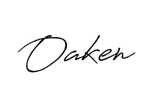 if you are searching for the best signature style for your name Oaken. so please give up your signature search. here we have designed multiple signature styles  using Antro_Vectra_Bolder. Oaken signature style 7 images and pictures png