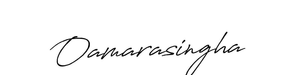 Oamarasingha stylish signature style. Best Handwritten Sign (Antro_Vectra_Bolder) for my name. Handwritten Signature Collection Ideas for my name Oamarasingha. Oamarasingha signature style 7 images and pictures png