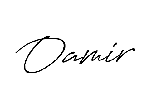 Also we have Oamir name is the best signature style. Create professional handwritten signature collection using Antro_Vectra_Bolder autograph style. Oamir signature style 7 images and pictures png