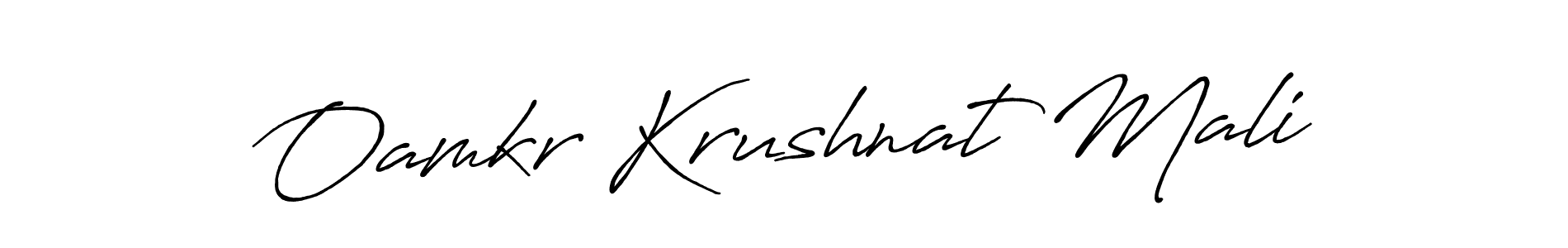 Here are the top 10 professional signature styles for the name Oamkr Krushnat Mali. These are the best autograph styles you can use for your name. Oamkr Krushnat Mali signature style 7 images and pictures png