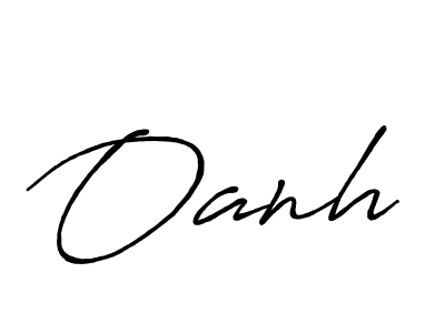 Make a beautiful signature design for name Oanh. Use this online signature maker to create a handwritten signature for free. Oanh signature style 7 images and pictures png