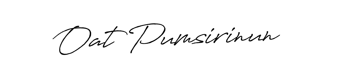 Also You can easily find your signature by using the search form. We will create Oat Pumsirinun name handwritten signature images for you free of cost using Antro_Vectra_Bolder sign style. Oat Pumsirinun signature style 7 images and pictures png