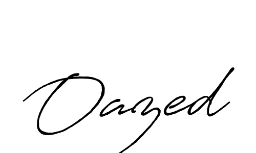 Also You can easily find your signature by using the search form. We will create Oazed name handwritten signature images for you free of cost using Antro_Vectra_Bolder sign style. Oazed signature style 7 images and pictures png