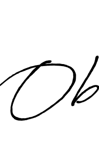 The best way (Antro_Vectra_Bolder) to make a short signature is to pick only two or three words in your name. The name Ob include a total of six letters. For converting this name. Ob signature style 7 images and pictures png